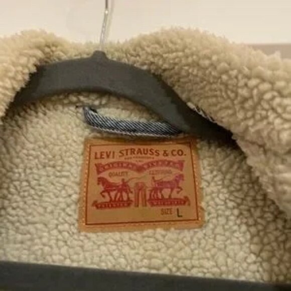 Levi’s Original Sherpa Denim Jacket - Denim - Picture 3 of 6